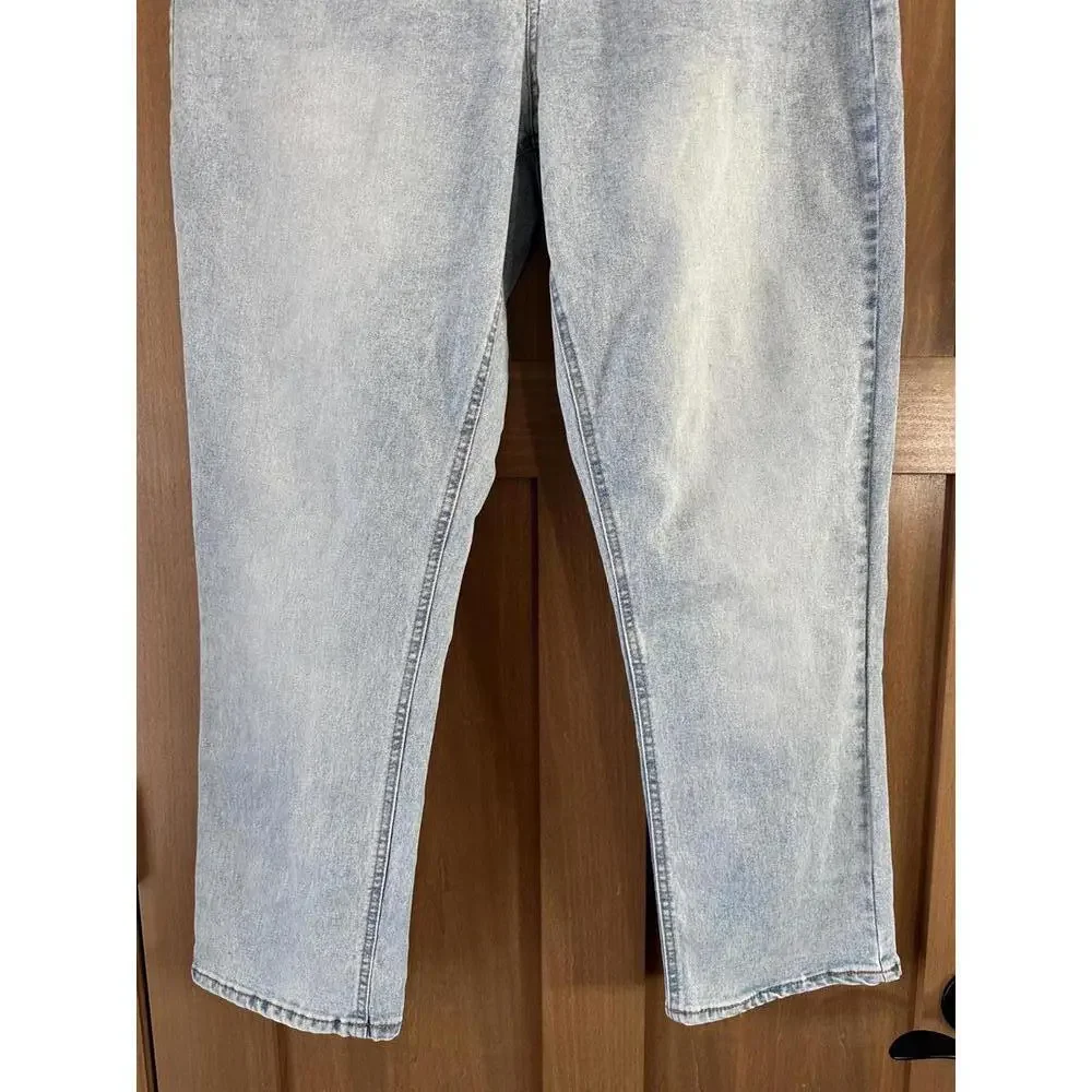 FRYE High Rise Straight Leg Light Wash Denim Jeans Women’s size 14/32 - Picture 15 of 15
